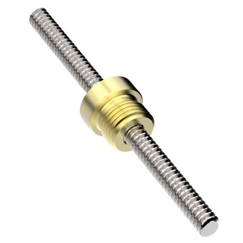 Tornillo de avance de roscado redondo - RH series  - Helix Linear Technologies - de bronce / tuerca