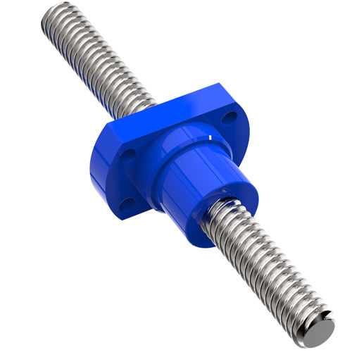 Tornillo de avance de roscado redondo - HLC series  - Helix Linear Technologies - de plástico