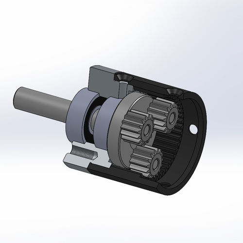 Reductor epicicloidal - D28STE1 - Tornomatic Pontirolo srl - coaxial / con eje macizo / monoetapa