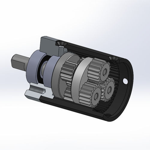 Reductor epicicloidal - D28STE2 - Tornomatic Pontirolo srl - coaxial / con eje macizo / de 2 etapas