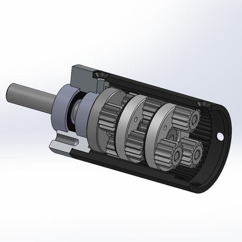 Reductor epicicloidal - D28STE3 - Tornomatic Pontirolo srl - coaxial / con eje macizo / de 3 etapas
