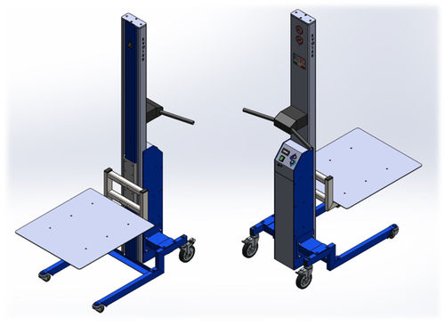Aparato de levantamiento manual - EVO150 - RIEVO - de columnas / de plataforma / móvil