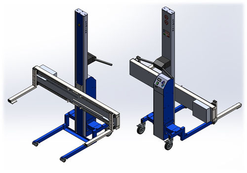 Aparato de levantamiento manual - EVO150 - RIEVO - con horquilla / de columnas / móvil
