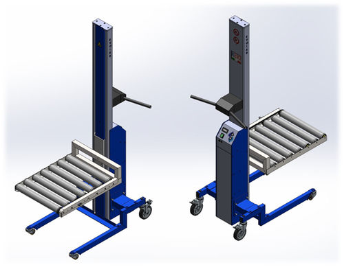 Aparato de levantamiento manual - EVO150 - RIEVO - de columnas / móvil / longitudinal