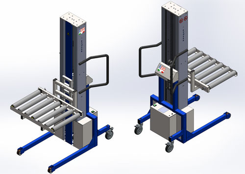 Aparato de levantamiento manual - EVO200 - RIEVO - de columnas / móvil / longitudinal