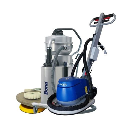 Monocepillo para lustrado - Blue Golia Plus KN + DCS 70 - Kunzle & Tasin srl - para parqué / eléctrico