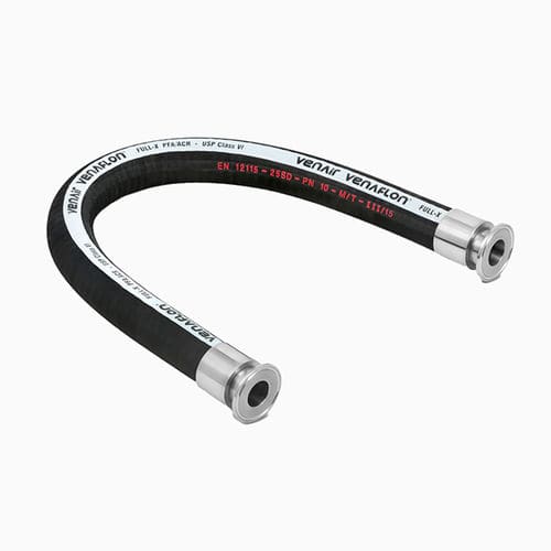 Manguera para productos químicos - Venaflon® Full-X - Venair - de caucho / de acero inoxidable / con refuerzo de poliéster