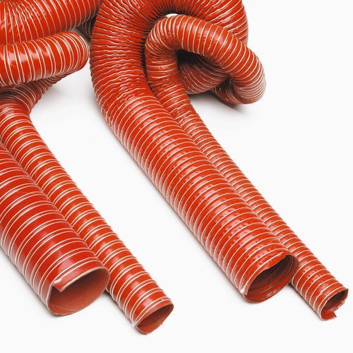 Conducto de aire espiralado - Vena &reg; HT/HTD - Venair - de acero / de silicona / de fibra de vidrio