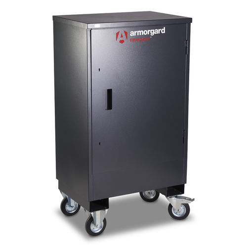 Armario de almacenamiento - FC series - Armorgard Ltd - con ruedas / con puertas batientes / con estantes