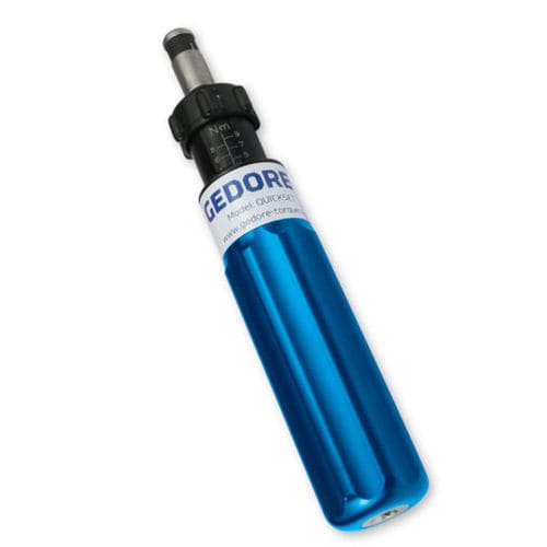Destornillador dinamométrico - Quickset series - Gedre Torque Ltd - con hueco hexagonal / ajustable / con micrómetro