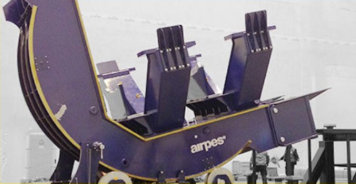Volteador-volcador de carga - Airpes - eléctrico