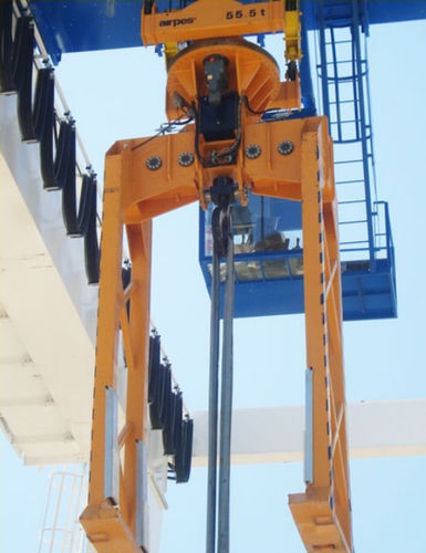 Pinza de manipulación para placas de hormigón - Airpes - para túnel