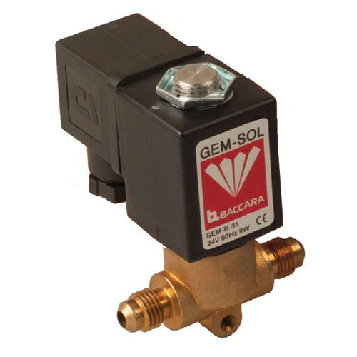 Electroválvula para refrigerante - GEM-R - BACCARA AUTOMATION - de control directo / de 2 vías / NC