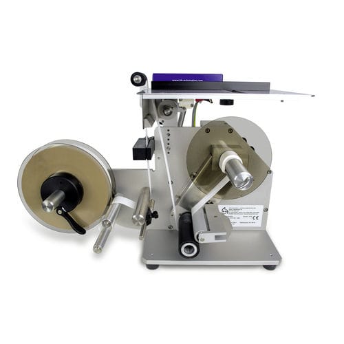 Etiquetadora semiautomática - M-TE 80/200.2 - b+b Automations- und Steuerungstechnik GmbH - para la industria farmacéutica / compacta