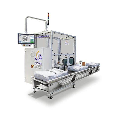 Impresora-aplicadora de etiquetas para sacos - b+b Automations- und Steuerungstechnik GmbH