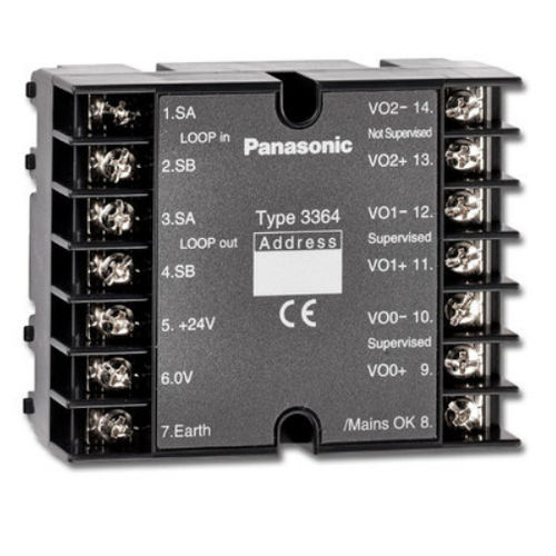 Módulo E/S con 2 E/S - 3364 - Panasonic Fire & Security Europe AB - de temperatura / programable / IP67