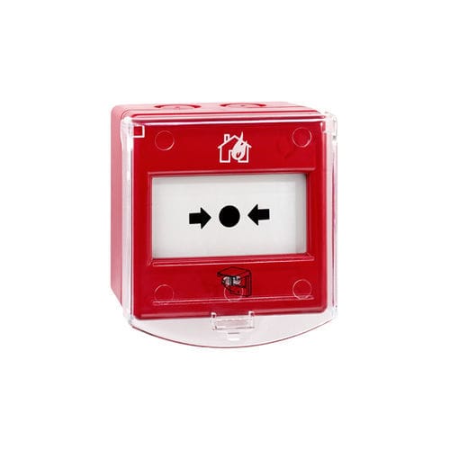 Pulsador de alarma manual direccionable - 4439 - Panasonic Fire & Security Europe AB - con martillo rompecristales