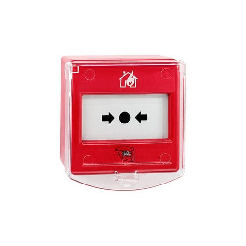 Pulsador de alarma manual direccionable - 4433 - Panasonic Fire & Security Europe AB - con martillo rompecristales