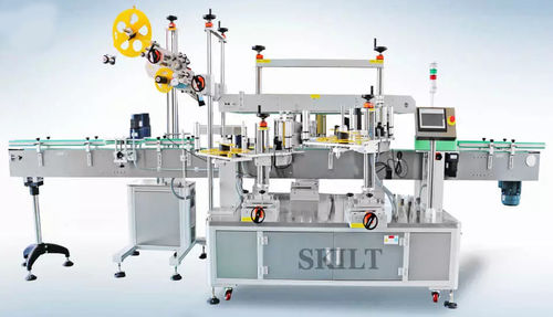 Etiquetadora controlada por PLC - DLM-PLM-A - skiltpack - para botellas / para etiquetas autoadhesivas
