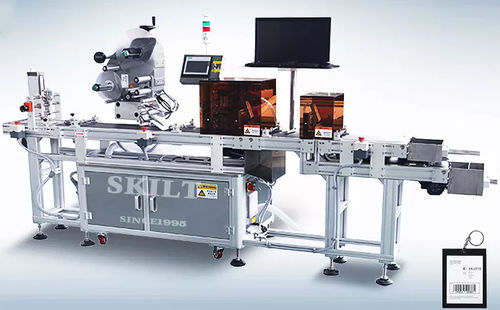 Etiquetadora controlada por PLC - PM-DPM-ALS204, PM-DPM-ALS104 - skiltpack