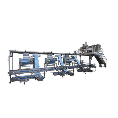 Mezcladora de pasta industrial continua - GR.IM series - CASTIGLIONI - con 1 tanque / con 2 tanques