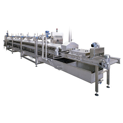 Cocedor industrial de inmersión - Food Tech S.r.l. - continuo / de pasta / de acero inoxidable
