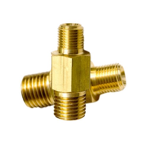 Empalme de latón - Vaishnavi Metal Products - roscado / hexagonal / recto