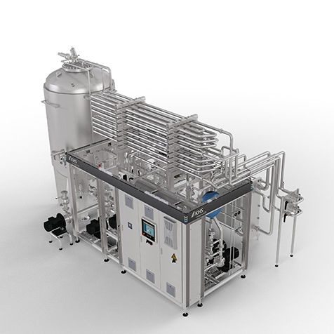 Pasteurizador para la industria de las bebidas - KZE - KHS GmbH - para cerveza / para zumo de frutas / para intercambiador de calor