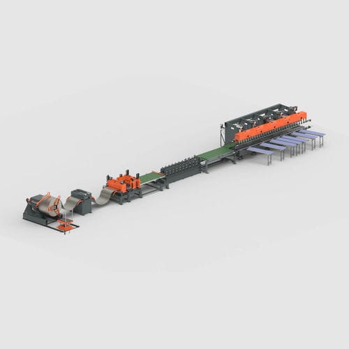 Línea de producción para perfiles de aluminio - WEMO Nederland B.V. - de perfiles para persianas exteriores / de chapa / modular