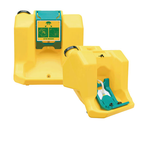 Lavaojos portátil - P100 - Fortune Protection Safety Ltd. - de pared / de plástico / con depósito