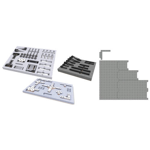Kit de apriete mecánico - ALUMESS.easyloc - Spreitzer GmbH & Co. KG - Präzisionswerkzeuge - para máquina de medición tridimensional / rápido / con paletas de cambio rápido