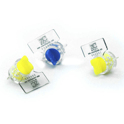 Precinto de seguridad de policarbonato - SL-02E - Fuzhou ZhengCheng Security Seals Co.,Ltd - acrilonitrilo butadieno estireno / de acero