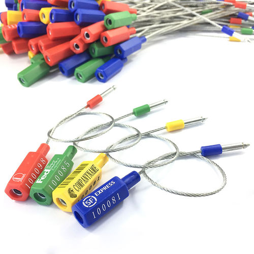 Precinto con cable de seguridad acrilonitrilo butadieno estireno - SL-01H - Fuzhou ZhengCheng Security Seals Co.,Ltd - de acero / para contenedores / para remolque