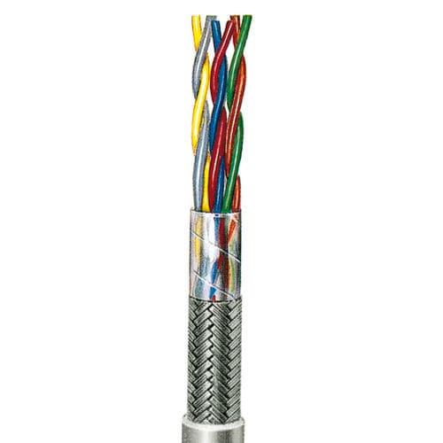 Cable eléctrico de alimentación - JE-LiYCY 0,5 - Metrofunk Kabel-Union - aislado / blindado / multihilo