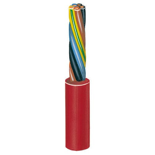 Cable eléctrico de datos - Si-SL-J 0,75 - Metrofunk Kabel-Union - aislado / blindado / de alta temperatura