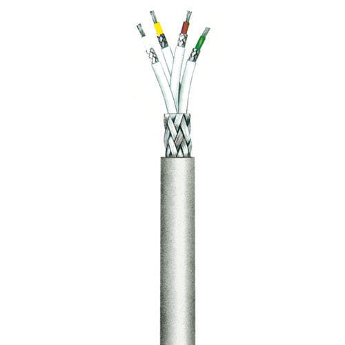 Cable eléctrico de datos - LIYCY-CY 2x0,38/38 - Metrofunk Kabel-Union - aislado / blindado / multifilar