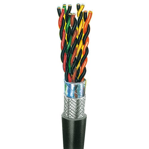 Cable eléctrico de datos - UL-11Y - Metrofunk Kabel-Union - antipropagación de fuego / blindado / multihilo