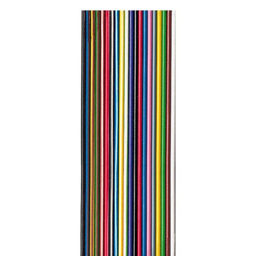 Cable eléctrico de cinta - 2 x LIY 0,5 - Metrofunk Kabel-Union - de datos / aislado / blindado