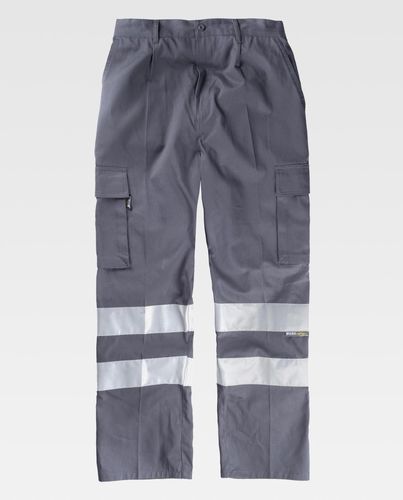 Pantalón de trabajo - B1447 series - WORKTEAM - de algodón / unisex / azul