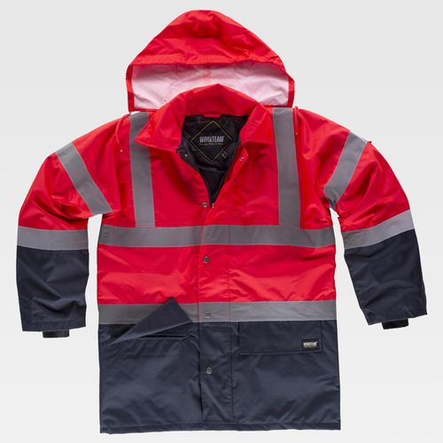 Chaqueta de alta visibilidad - C3717 - WORKTEAM - de trabajo / impermeable / contra el frío