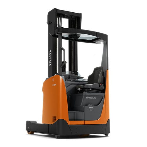 Carretilla retráctil eléctrica - BT Reflex RRE200H/HE - Toyota Material Handling - con operador sentado / de alta eficacia / de alta velocidad