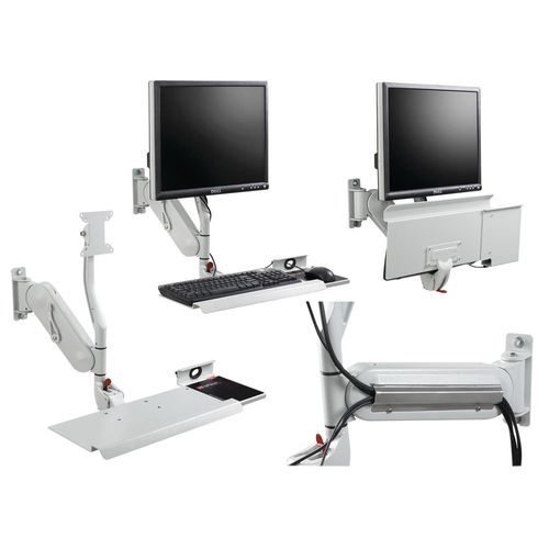Soporte para monitor orientable - VAMONITOR - nVent HOFFMAN - de altura regulable / de pared / giratorio