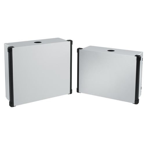 Caja eléctrica de control - CP253512 - nVent HOFFMAN - fijada al suelo / de acero / de chapa de acero