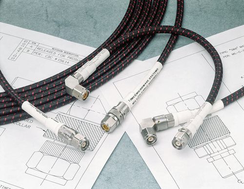 Ensamblaje De Cables De Baja P Rdida Miltech Times Microwave Systems De Coaxial Rf Recto