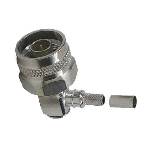 Conector para cable coaxial - TC-195-NMH-RA-D - Times Microwave Systems - RF / tipo N / en ángulo recto