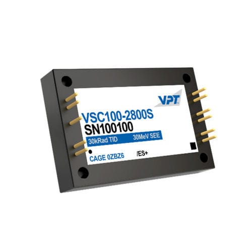Convertidor DC/DC montado sobre bastidor - VSC100-2800S - VPT Inc - de salida simple / con amplia gama de entrada / EMI