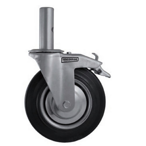 Ruedecilla giratoria - 24 series - IMCOINSA - tubular / con freno / de nailon
