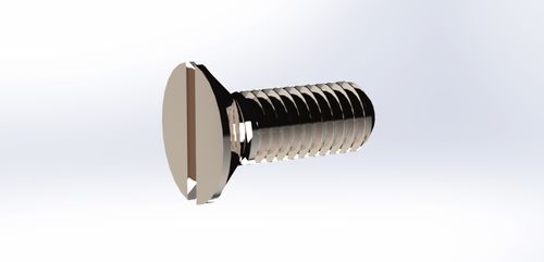 Tornillo de cabeza plana - YLS YACHT LUXURY STYLE SRL U.P. - de cabeza avellanada / ranurado / de acero inoxidable