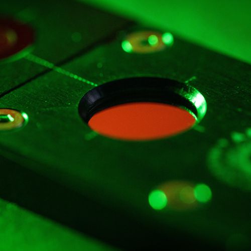 Portaobjetos de microscopio de calibración - Argo-POWER HM V2 - Argolight - por fluorescencia