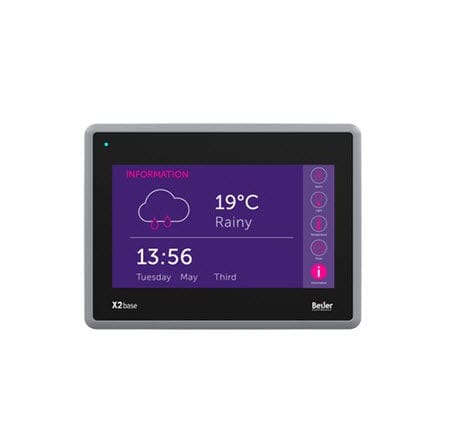 HMI táctil - X2 base 7 - Beijers Electronics APAC - empotrable / 800 x 480 / arquitectura ARM